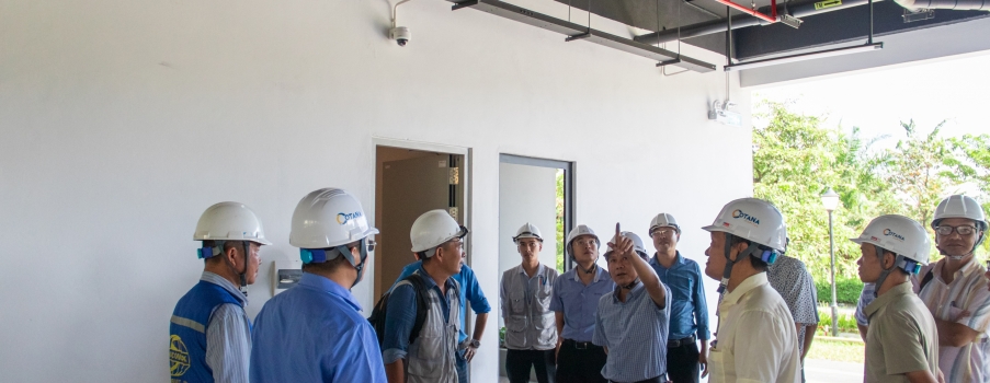ĐOÀN KIỂM TRA SỞ XÂY DỰNG TP. HUẾ KIỂM TRA CÔNG TÁC NGHIỆM THU HOÀN THÀNH TOÀ XH1 (W1-WEST SKY)